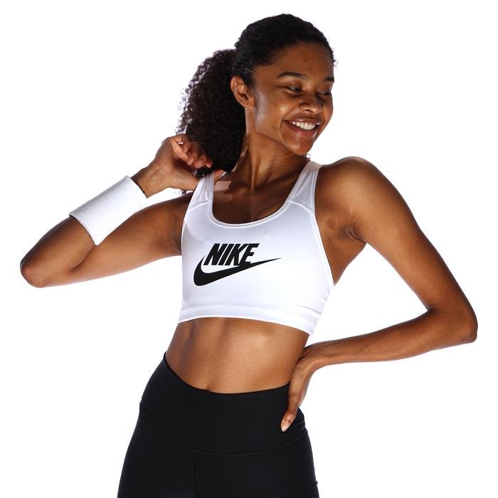 Nike Swoosh Futura Bra Kadın Beyaz Antrenman Sporcu Sütyeni 899370-100