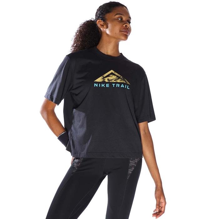 Dri-Fit Kadın Siyah Koşu T-Shirt DX7896-010 1457119