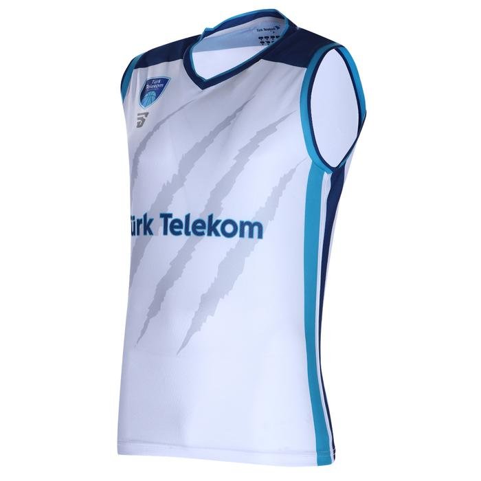 Türk Telekom 2023-24 Beyaz Basketbol Forması TKU500116-BYZ 1534747