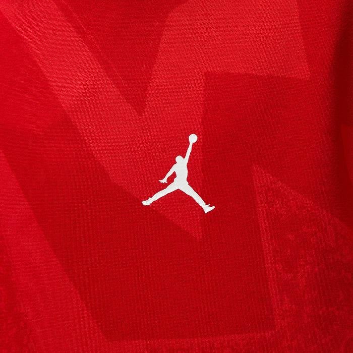 Jordan Brooklyn NBA Erkek Kırmızı Basketbol Sweatshirt DQ7507-612 1591044