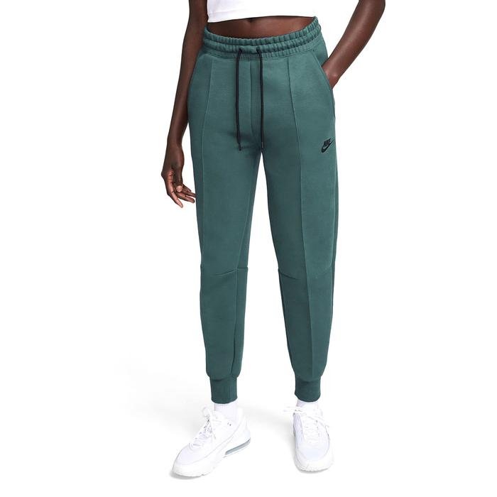Nike Sportswear Tech Fleece Kadın Yeşil Günlük Stil Eşofman Altı FB8330-328