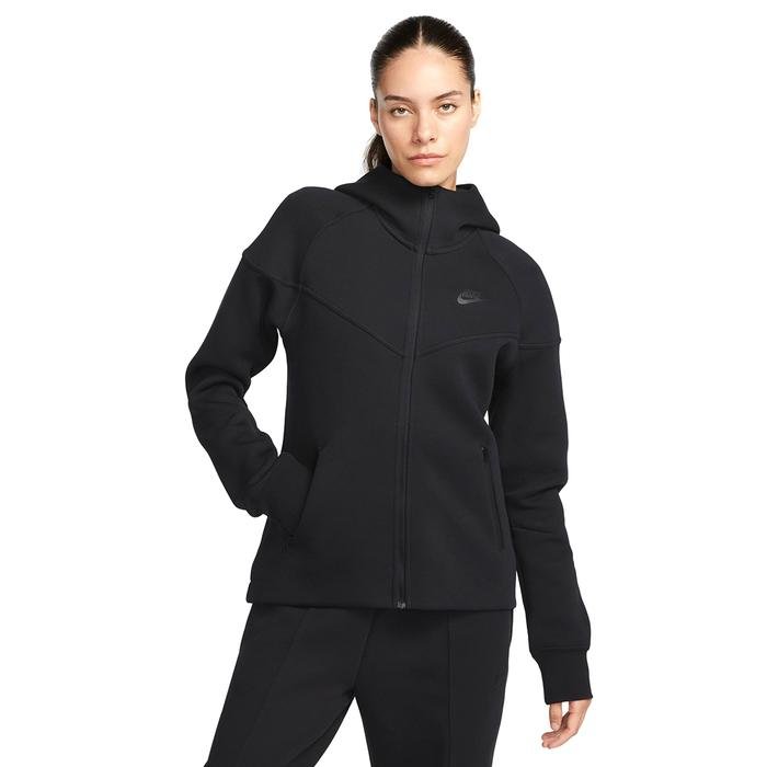 Nike Sportswear Tech Fleece Kadın Siyah Günlük Stil Sweatshirt FB8338-010