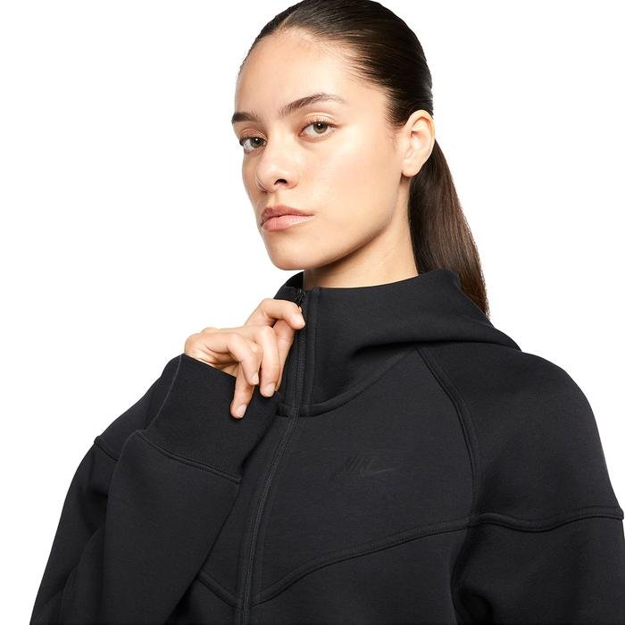 Sportswear Tech Fleece Kadın Siyah Günlük Stil Sweatshirt FB8338-010 1508049