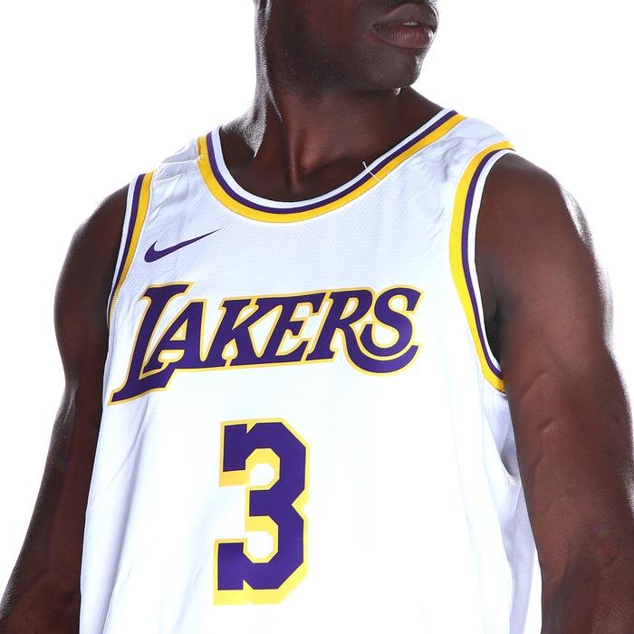 Los Angeles Lakers NBA Erkek Beyaz Basketbol Forma DN2081-101 1504092