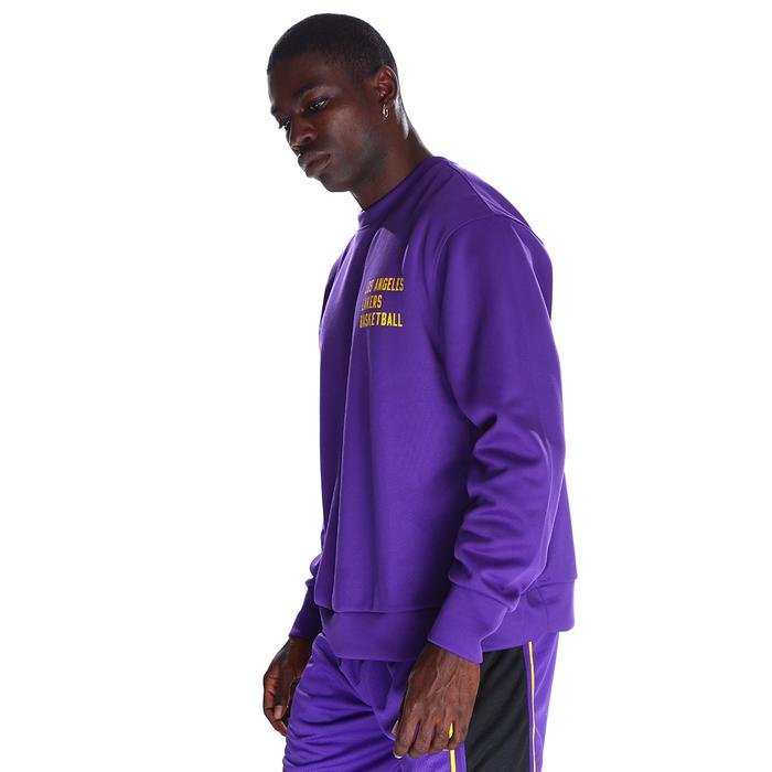 Los Angeles Lakers NBA Dri-Fit  Erkek Mor Basketbol T-Shirt DX9621-504 1504787