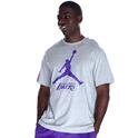 Los Angeles Lakers NBA Erkek Gri Basketbol T-Shirt FB9827-063 1480315