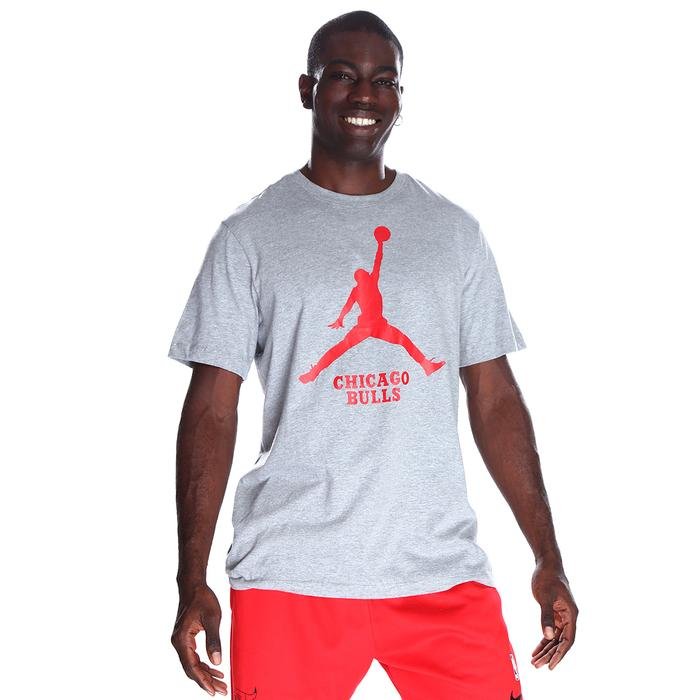 Chicago Bulls NBA Erkek Gri Basketbol T-Shirt FD1460-063 1480328