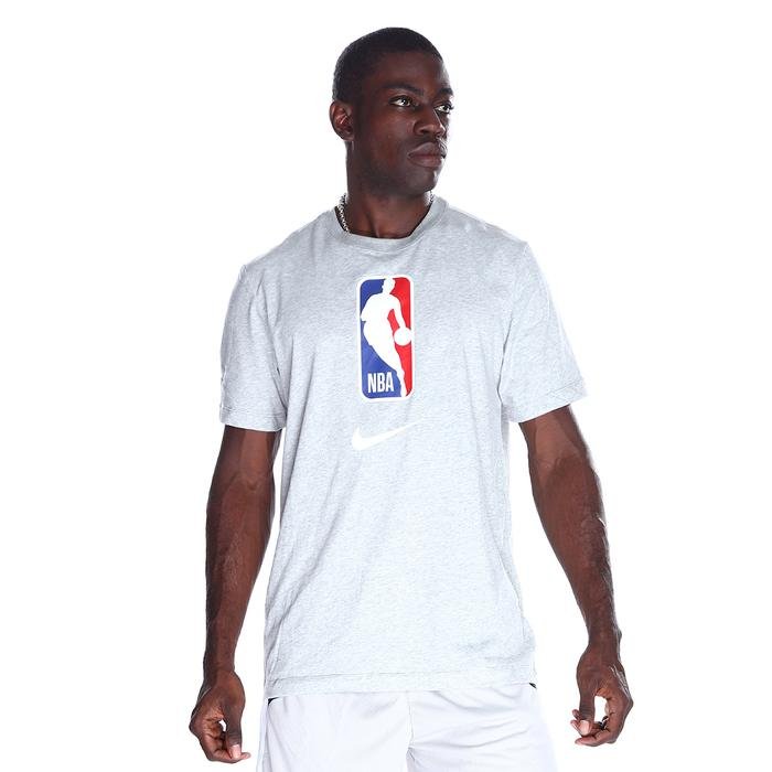 Nike Nba Dri-Fit Erkek Gri Basketbol T-Shirt AT0515-063