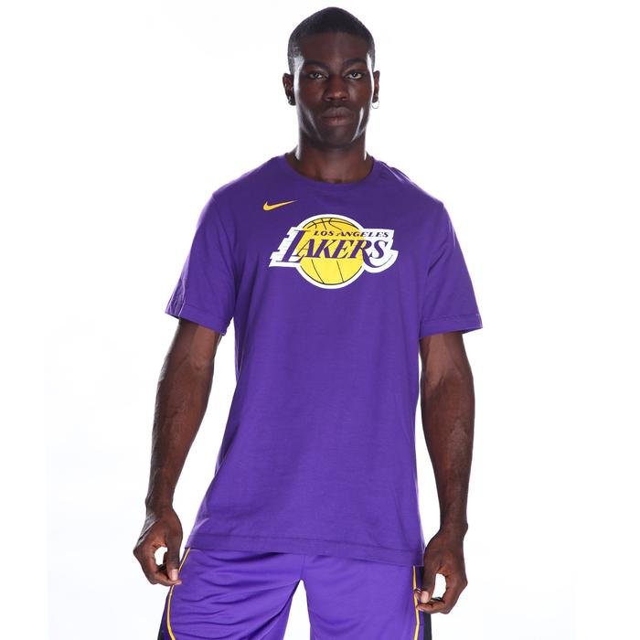 Los Angeles Lakers NBA Erkek Mor Basketbol T-Shirt FJ0243-504 1505289