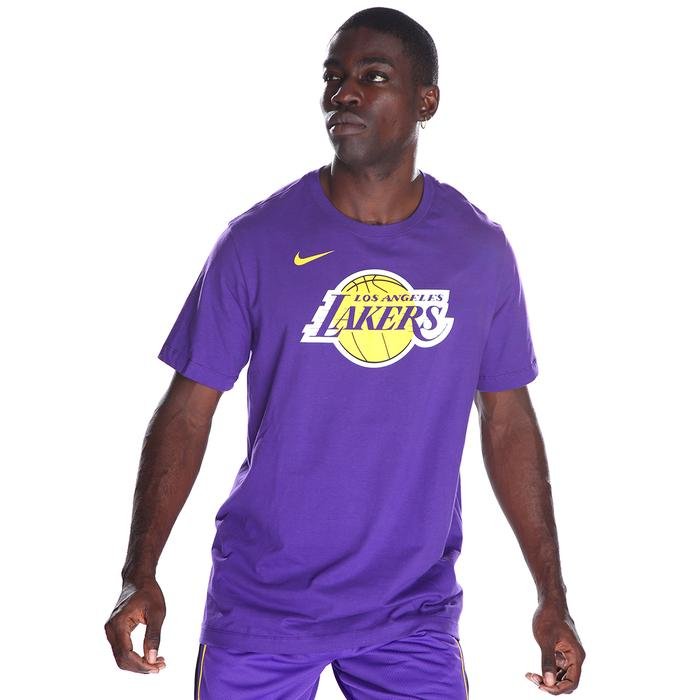 Los Angeles Lakers NBA Erkek Mor Basketbol T-Shirt FJ0243-504 1505289