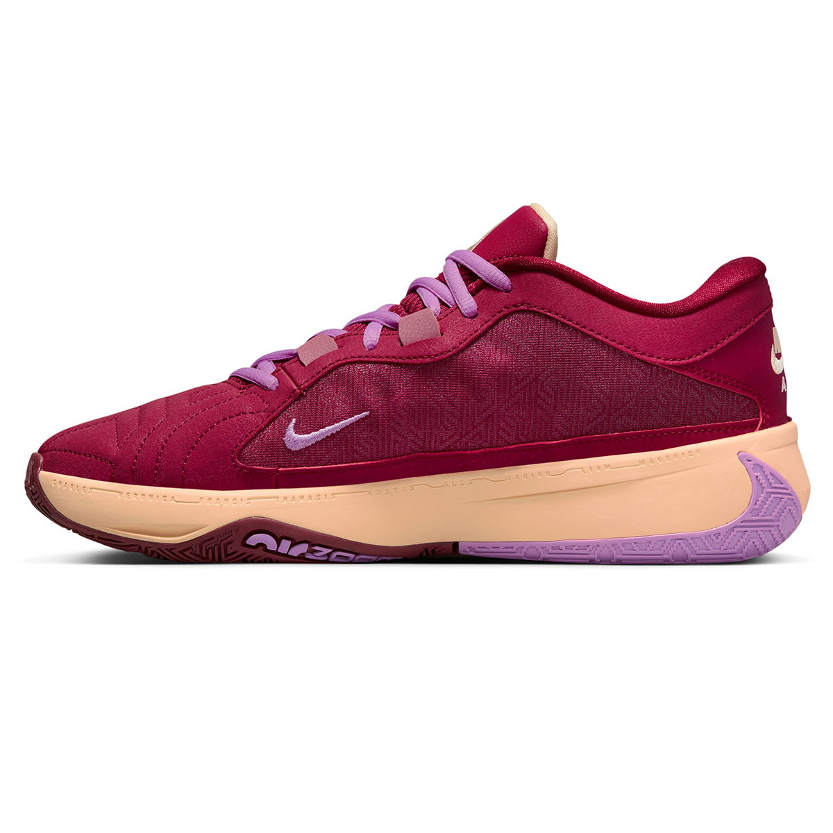 Zoom Freak 5 Erkek Kırmızı Basketbol Ayakkabısı DX4985-600