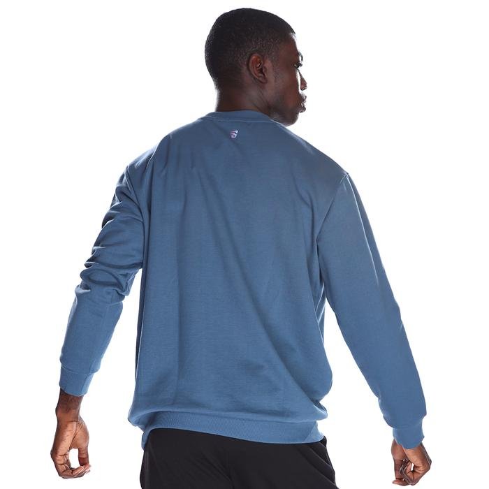 Mezzaluna Erkek Mavi Günlük Stil Sweatshirt 23KETL 13D02-CBL 1518122