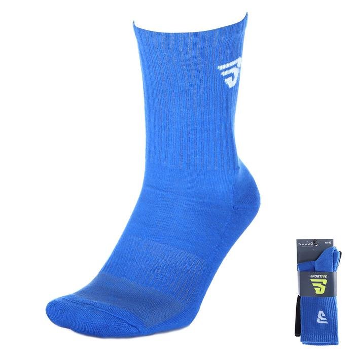 Sportive Pronto 2'li Unisex Mavi Günlük Stil Çorap 22KUAL19D01-SSX