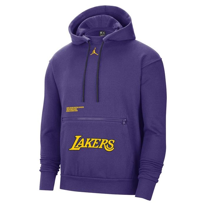 Los Angeles Lakers NBA Erkek Mor Basketbol Sweatshirt DN4717-504 1528886