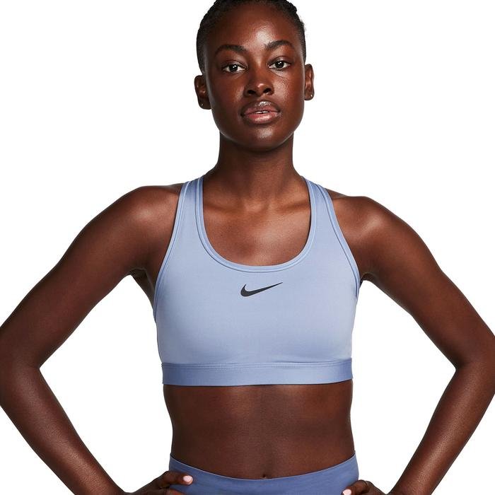 Nike Swoosh Medium Support Kadın Mavi Antrenman Sporcu Sütyeni DX6821-493