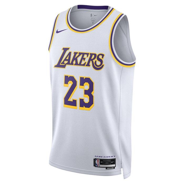 Nike Los Angeles Lakers NBA Erkek Beyaz Basketbol Forma DN2081-103