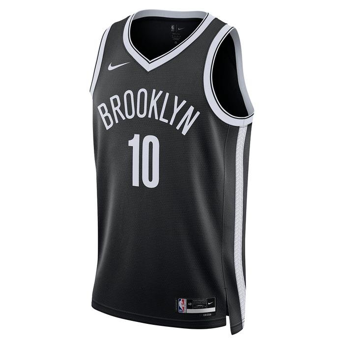 Brooklyn Nets NBA Erkek Siyah Basketbol Forma DN1996-016 1528860