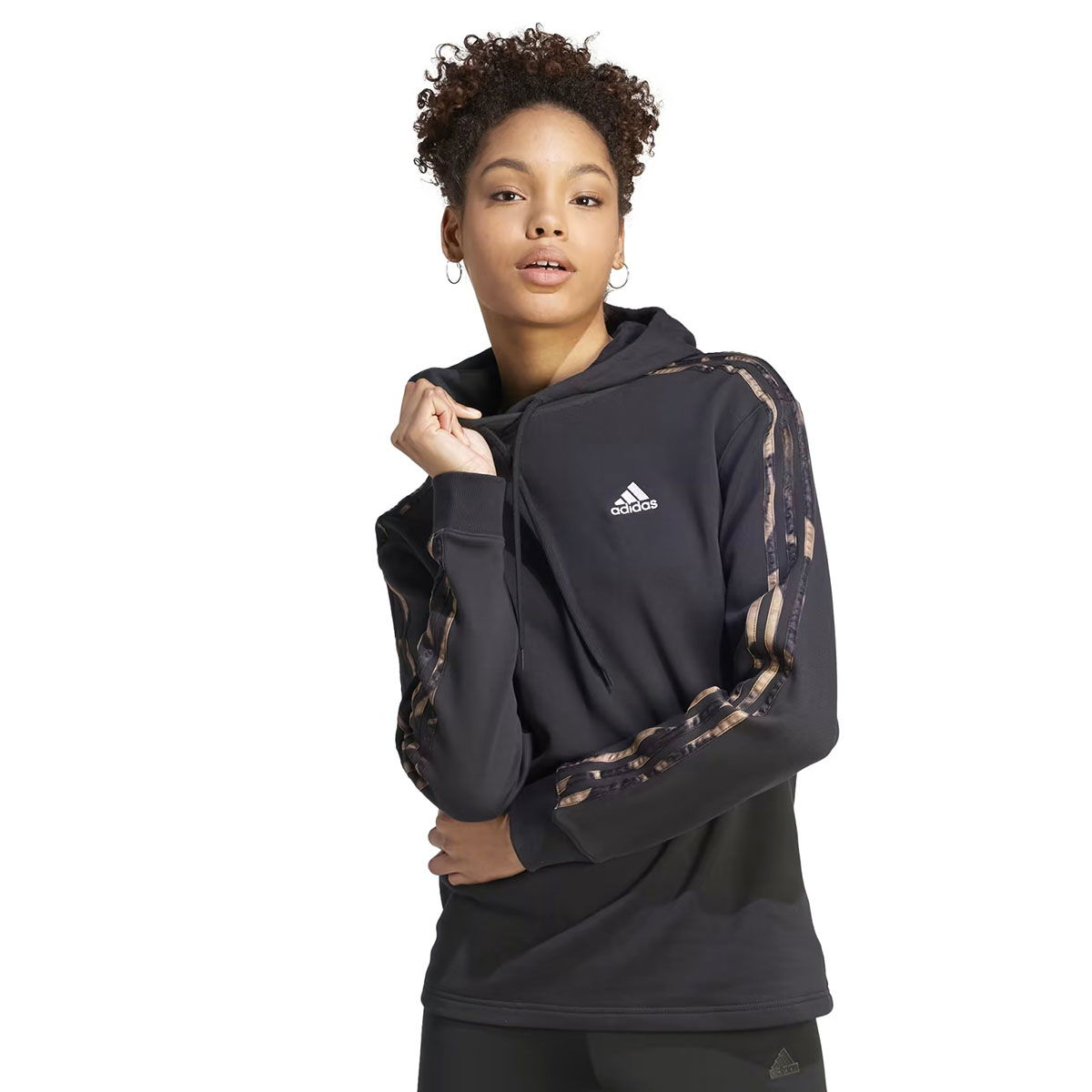 Vibaop 3S Hd Kadın Siyah Günlük Stil Sweatshirt IL5872