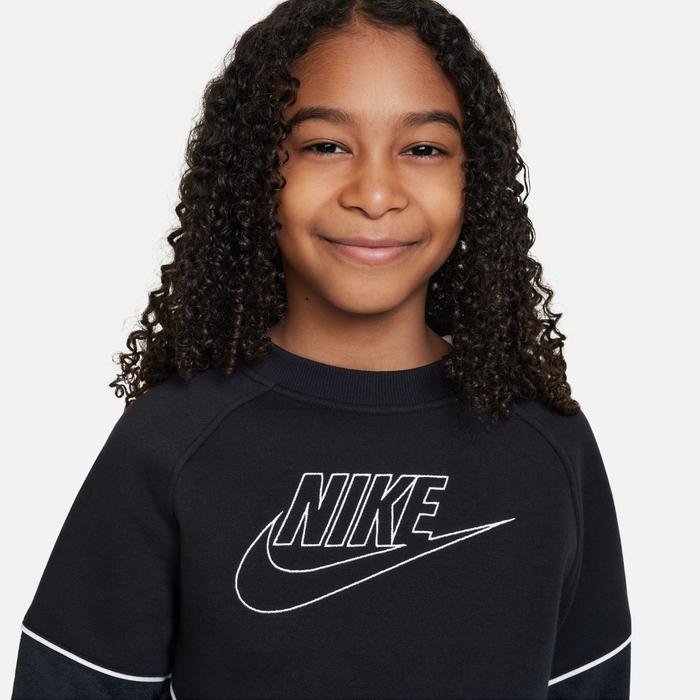 Nike Sportswear Amplify Crew Çocuk Siyah Günlük Stil T-Shirt FD3161-010_3