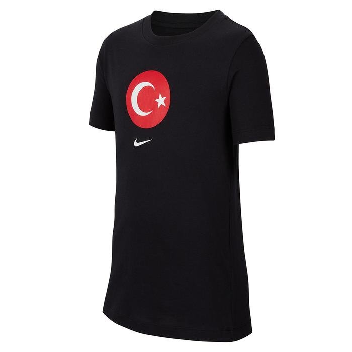 Türkiye Çocuk Siyah Futbol T-Shirt DH7776-010 1591281