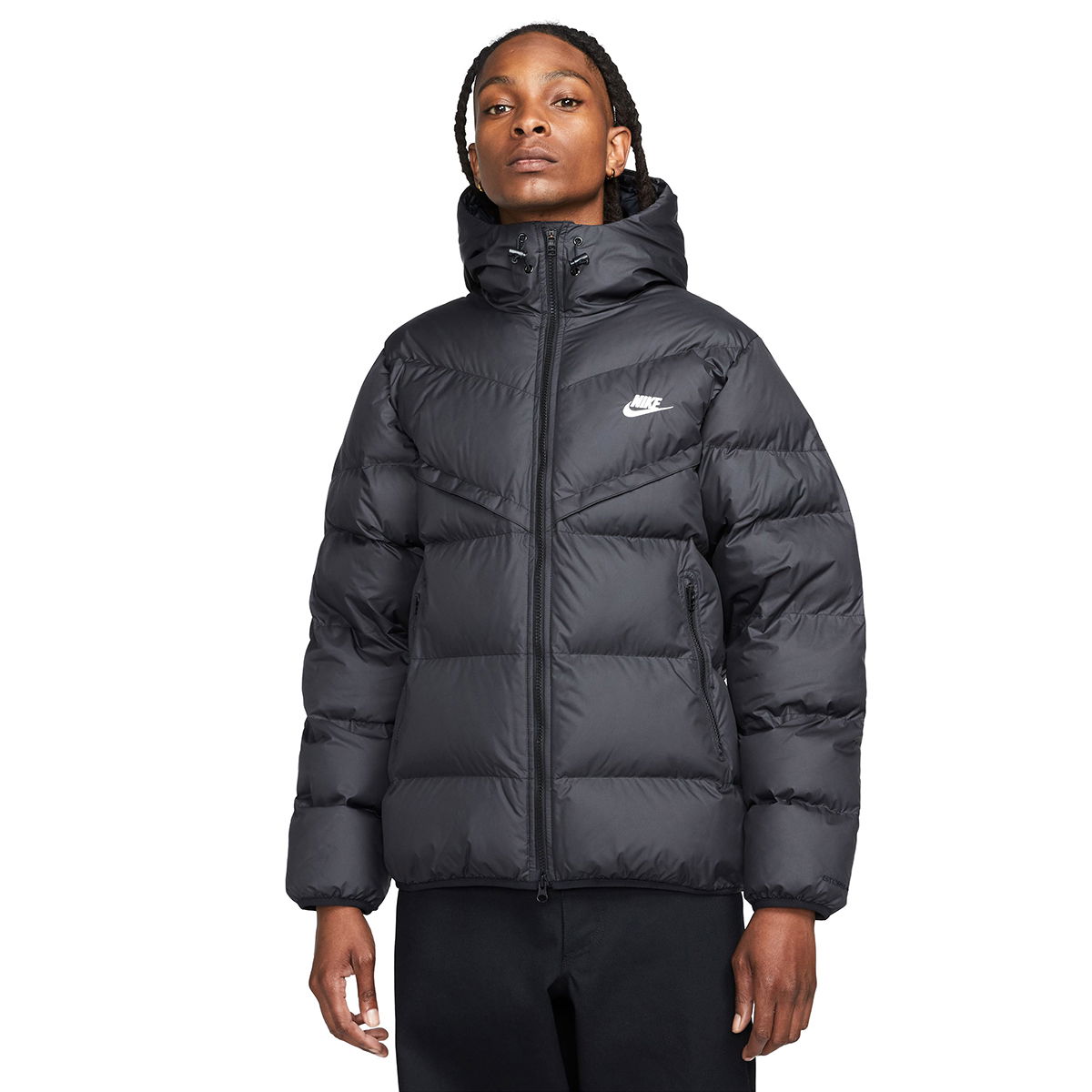 Storm-Fit Windrunner Erkek Siyah Günlük Stil Mont FB8185-010