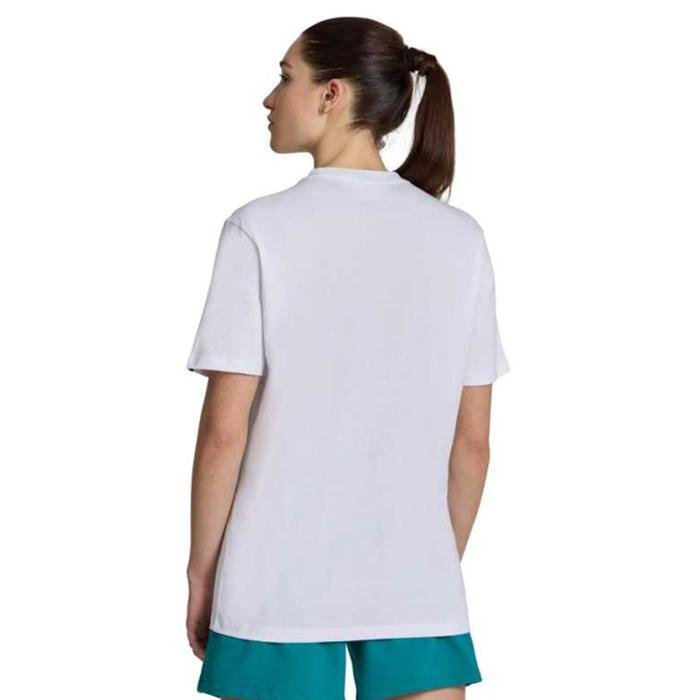 Logo Cotton Unisex Beyaz Günlük Stil T-Shirt 005336108 1520278