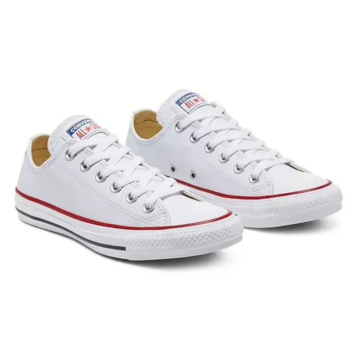 Chuck Taylor All Star Leather Kadın Beyaz Sneaker Ayakkabı 132173C 1410468