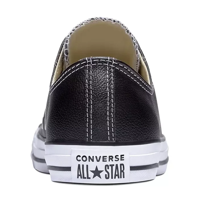 Chuck Taylor All Star Leather Unisex Siyah Sneaker Ayakkabı 132174C 261780