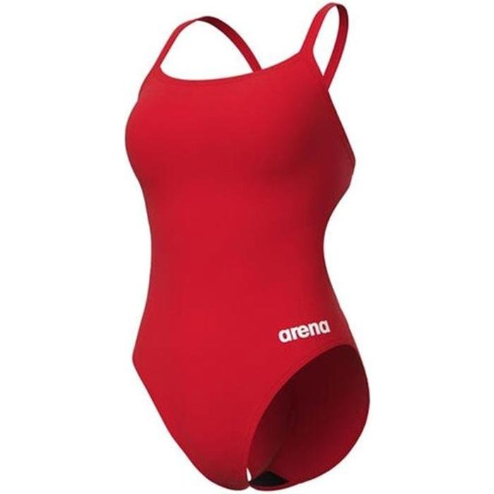Team Swimsuit Challenge Solid Kadın Kırmızı Yüzücü Mayosu 004766450 1417561