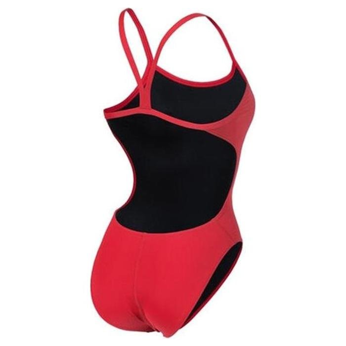 Team Swimsuit Challenge Solid Kadın Kırmızı Yüzücü Mayosu 004766450 1417561