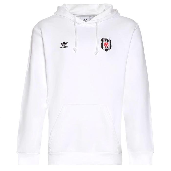 Beşiktaş Erkek Beyaz Futbol Sweatshirt IP1268 1515643