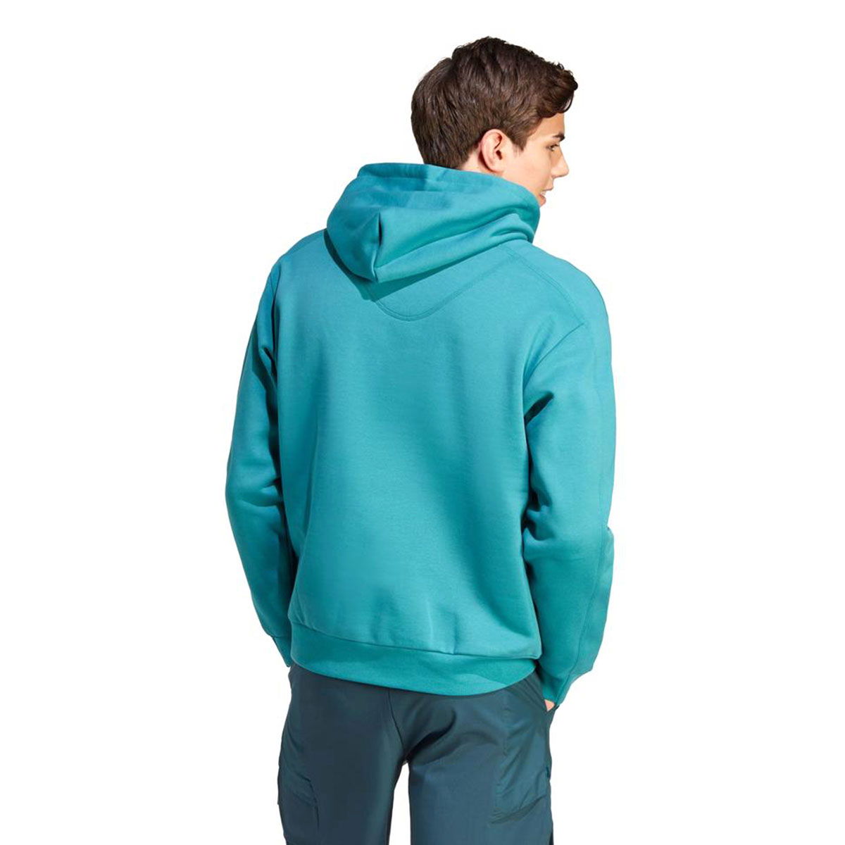 M Lng Hd Fl Erkek Mavi Günlük Stil Sweatshirt IM0479