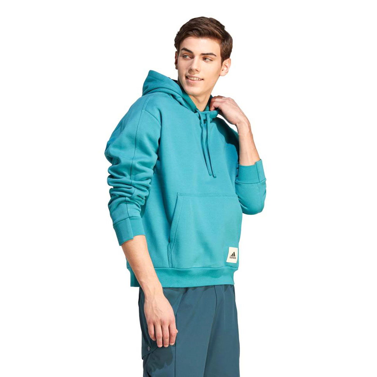 M Lng Hd Fl Erkek Mavi Günlük Stil Sweatshirt IM0479