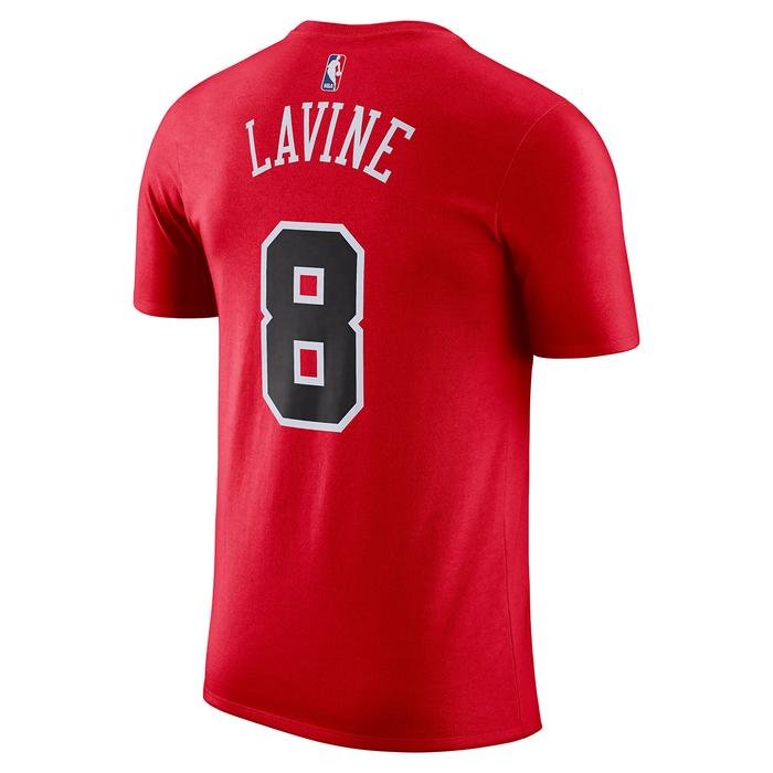 Zach LaVine Chicago Bulls NBA Erkek Kırmızı Basketbol Tişört DR6367-660 1405621