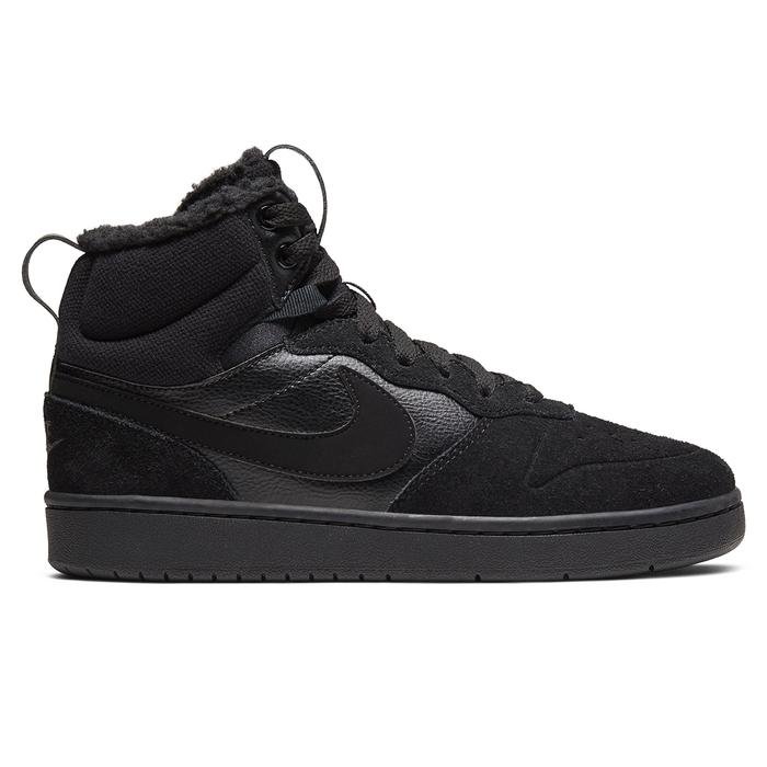 Nike Court Borough Mid 2 Çocuk Siyah Sneaker Ayakkabı CQ4023-001