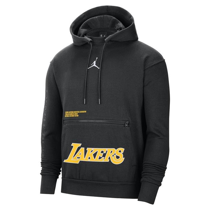 Los Angeles Lakers NBA Erkek Siyah Basketbol Sweatshirt DN4717-010 1528879