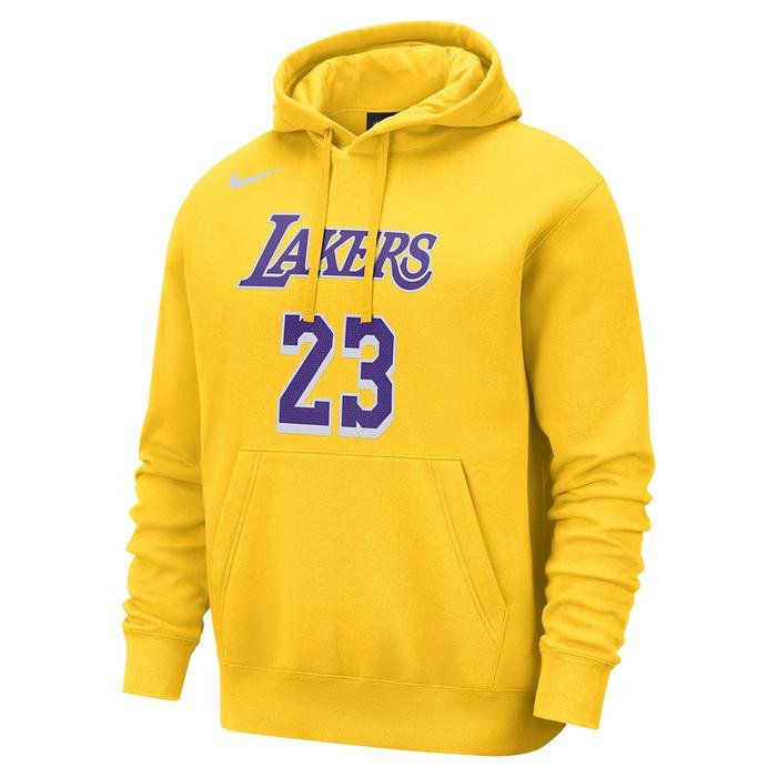 Los Angeles Lakers NBA Erkek Sarı Basketbol Sweatshirt DZ0003-733 1534363