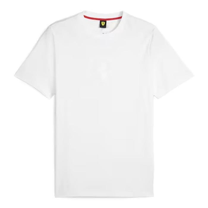 Ferrari Race Big Shield Unisex Beyaz Günlük Stil T-Shirt 62380604 1593645