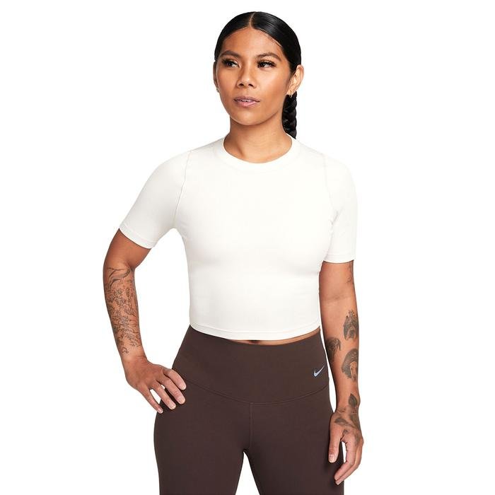 Nike Dri-Fit Kadın Beyaz Antrenman T-shirt FN7467-104