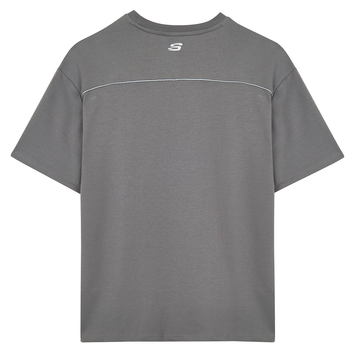Graphic Erkek Gri Günlük Stil T-Shirt S231094-003
