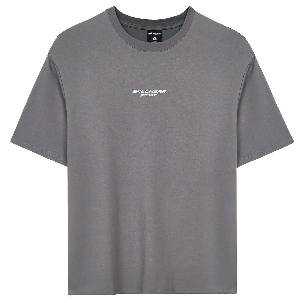 Graphic Erkek Gri Günlük Stil T-Shirt S231094-003