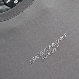 Graphic Erkek Gri Günlük Stil T-Shirt S231094-003