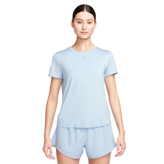 Nike One Classic Dri-Fit Kadın Mavi Günlük Stil T-Shirt FN2798-440