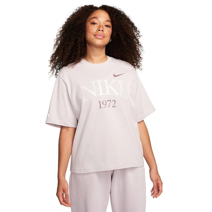 Nike Sportswear Kadın Pembe Günlük Stil T-Shirt FQ6600-019