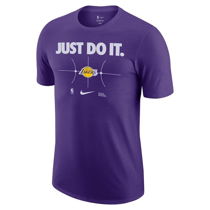 Nike Los Angeles Lakers Erkek Mor Basketbol T-Shirt FQ6282-504