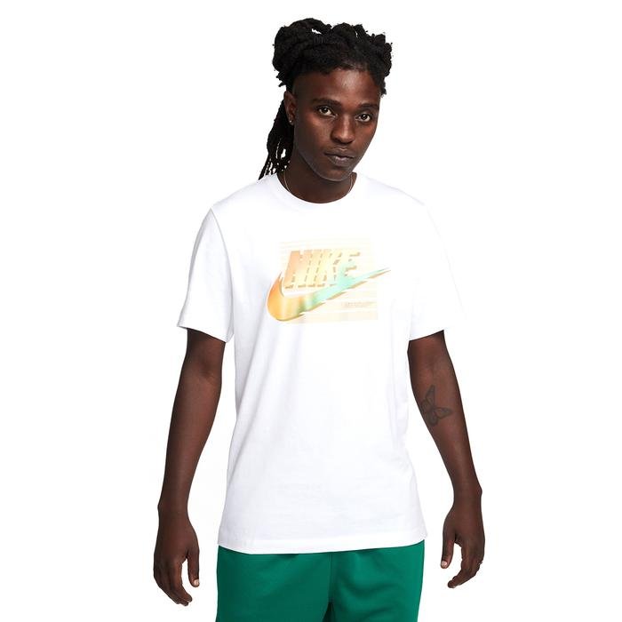 6Mo Futura Erkek Beyaz Günlük Stil T-Shirt FQ7995-100 1596609