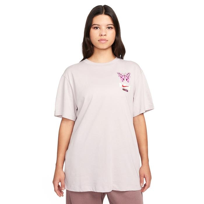 Nike Sportswear Kadın Pembe Günlük Stil T-Shirt FQ8873-019
