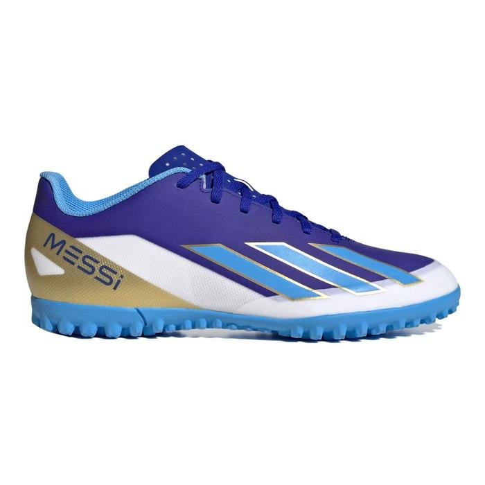 adidas X Crazyfast Club TF Messi Erkek Mavi Halı Saha Ayakkabısı ID0726
