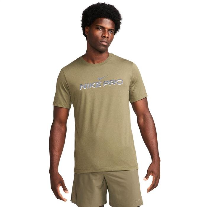 Nike Dri-Fit Erkek Yeşil Antrenman T-Shirt FJ2393-222