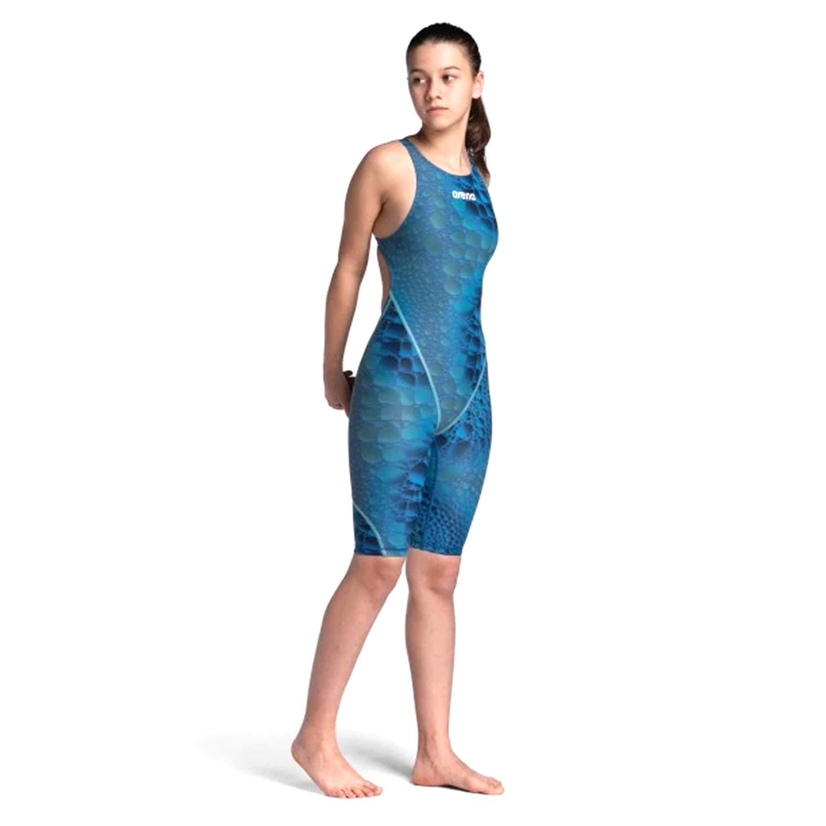 Powerskin St Next Le Ob Jr Çocuk Mavi Yarış Mayosu 006350203
